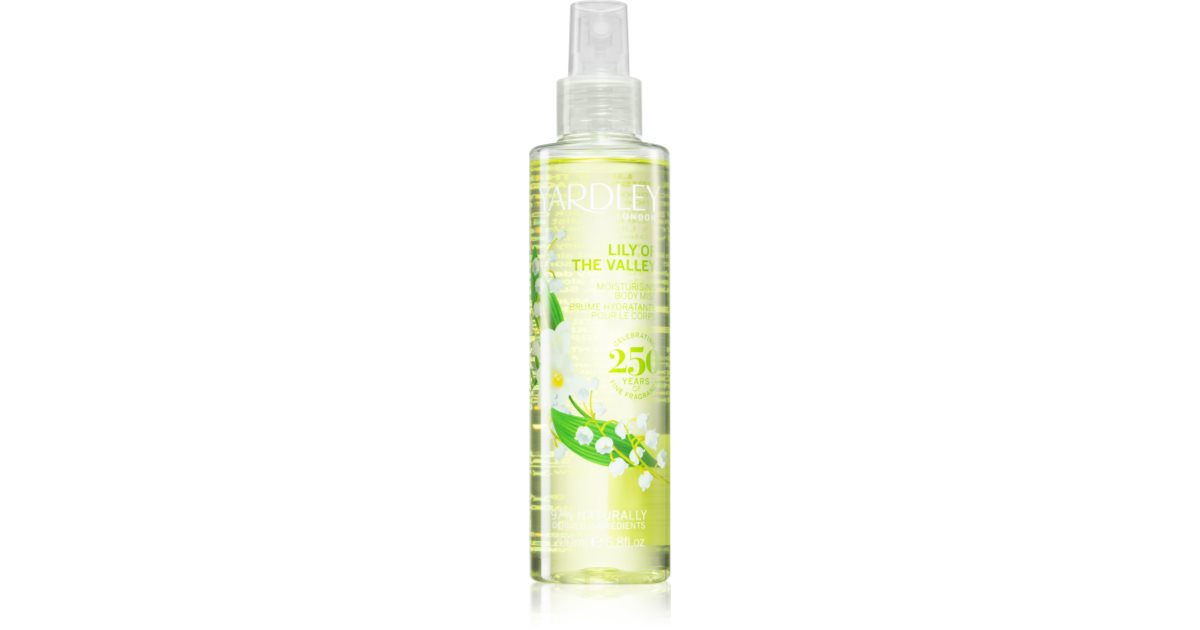 Yardley Lily Of The Valley Hydrating Body Spray Til Kvinder 200ml