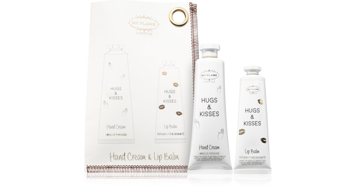 My Flame Hugs & Kisses Gift Set Lip Balm 30ml + Hand Moisturizer 50ml