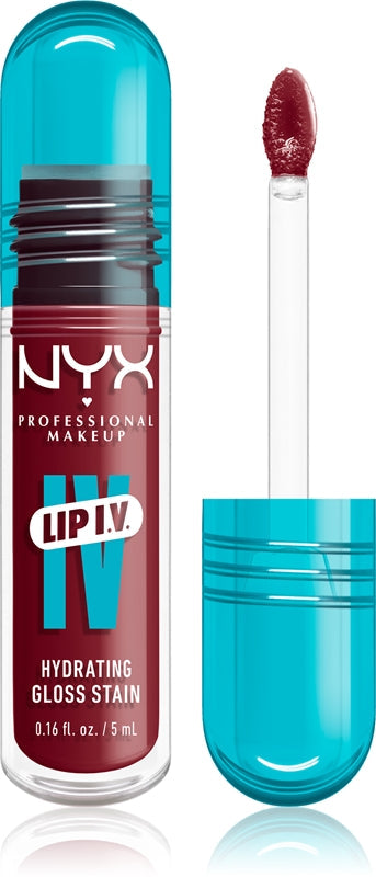 NYX Professional Makeup IV langtidsholdbar lipgloss med en fugtgivende effekt, farve 09 - BLUSH RUSH 5 ml