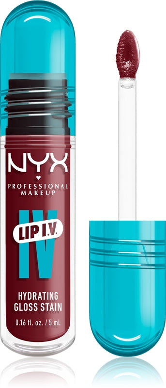 NYX Professionel Makeup IV Langtidsholdbar Fugtgivende Lipgloss Farve 08 - DRIPPIN' IN ROSE 5 ml