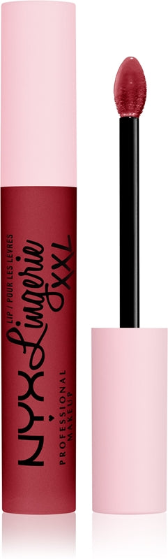 NYX Professional Makeup Lingerie XXL ruj lichid cu finisaj mat culoarea 23 - Its hotter 4 ml