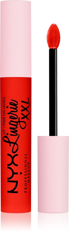 NYX Professionel Makeup Lingerie XXL flydende læbestift med mat finish farve 27 - On Fuego 4 ml