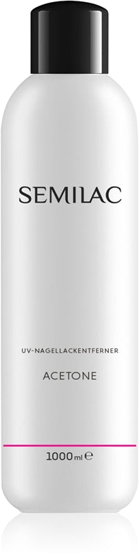 Semilac Væsker ren aceton for fjerning av gellakk 1000 ml