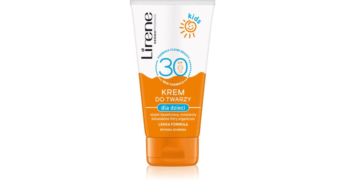 Lirene Crema bronceadora facial infantil FPS 30 50 ml