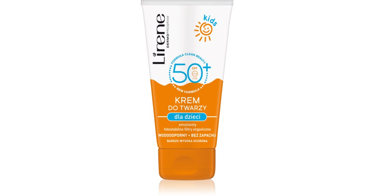 Lirene Crème visage waterproof pour enfants 50 ml