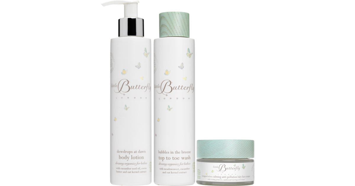 Little Butterfly Little One's Essentials Babypresentset i 3 delar