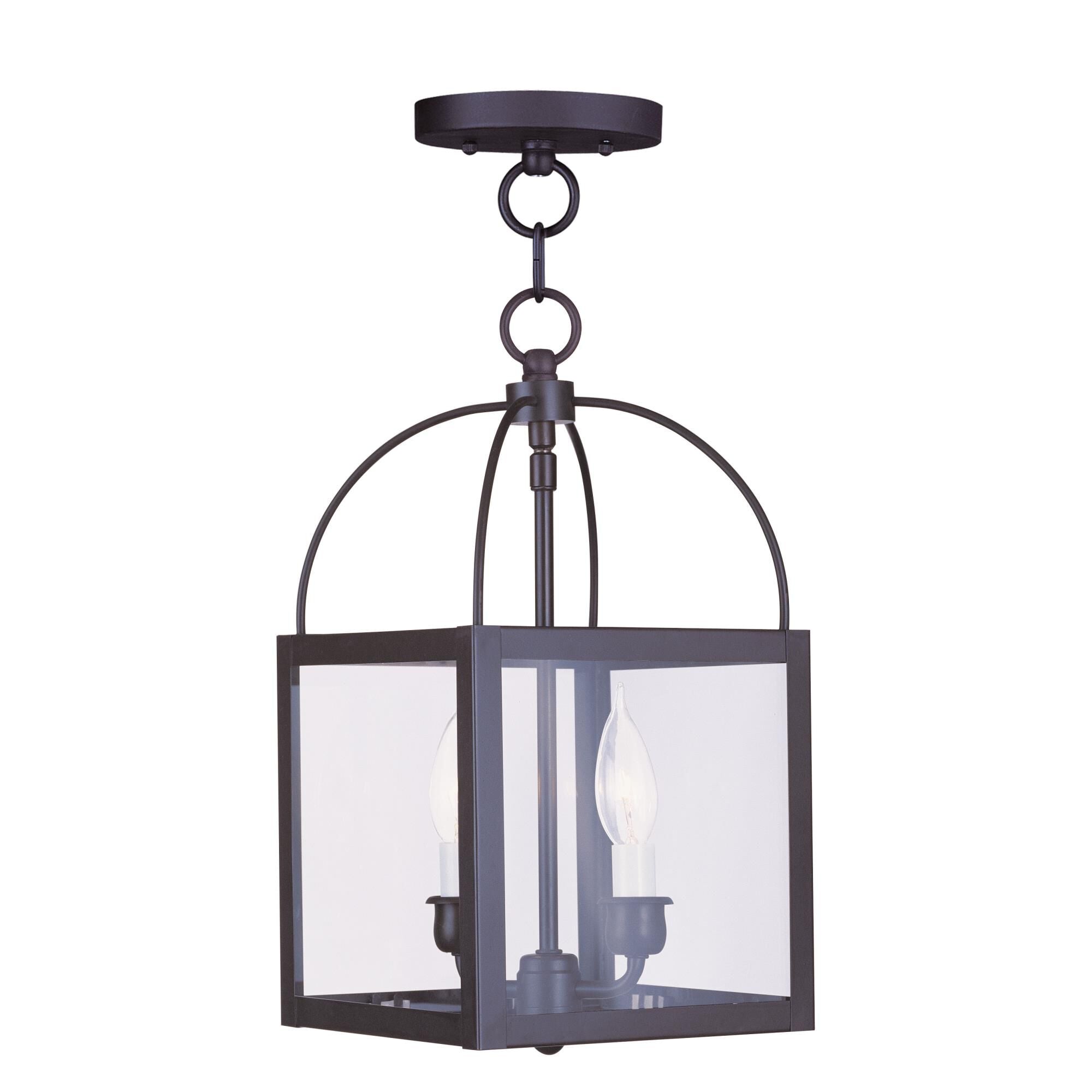 Livex Lighting Milford 8 Inch Cage Pendant Milford - 4041-07 - Transitional