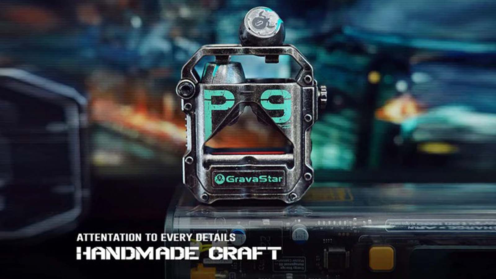 GravaStar Sirius Pro Earbuds War damaged Gray