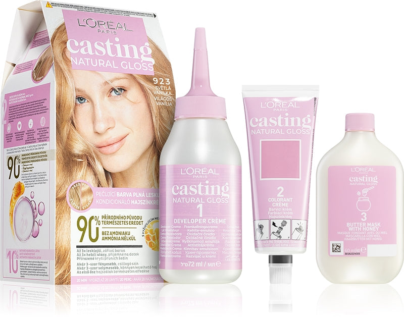 Tinte para el cabello semipermanente Casting Natura l Gloss 48 ml - Tono: 923 Světlá vanilka