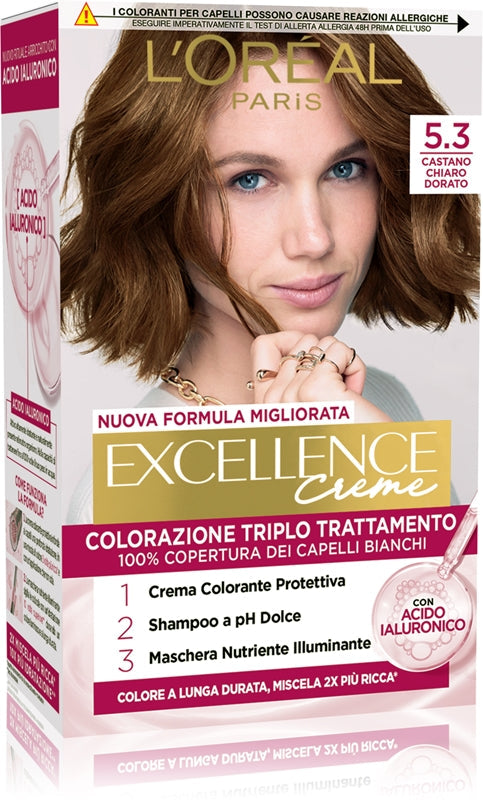 L'oreal farve triple treatment excellence n 5.3