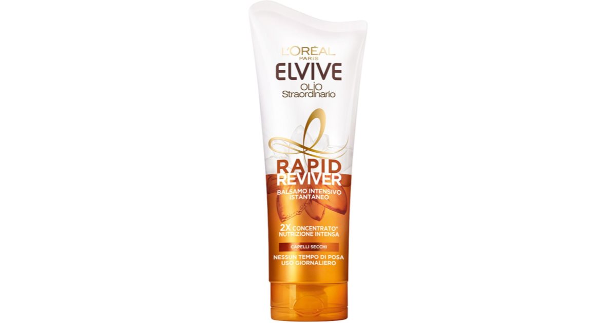 L'Oréal Paris Elvive Balsam nutritiv cu ulei extraordinar pentru păr uscat 180 ml