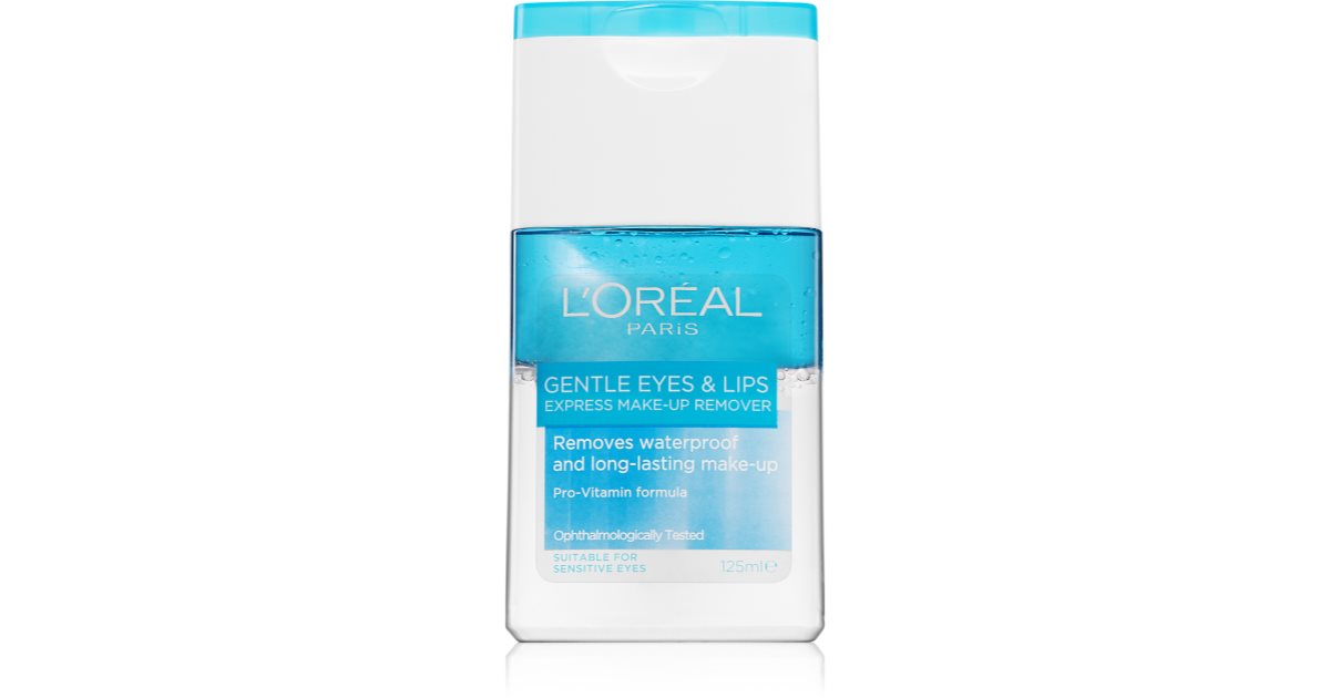 L'Oréal Paris Gentle Eye and Lip Makeup Remover til Sensitiv Hud 125ml