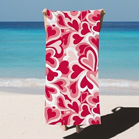 toalha de praia 100% microfibra série graffiti toalha de praia grande, 35x70, toalha de natação grande para adolescentes adultos, secagem rápida, absorvente, m