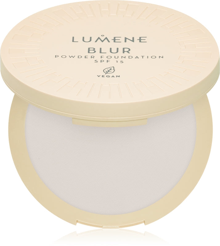 Lumene Blur compact powder and foundation 2 in 1 SPF 15 color No. 0 10 g