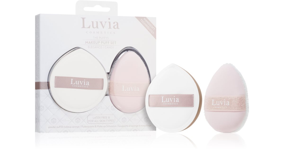 Luvia Cosmetics Puffys Duo Kit Elegance-Candy Applicator Set