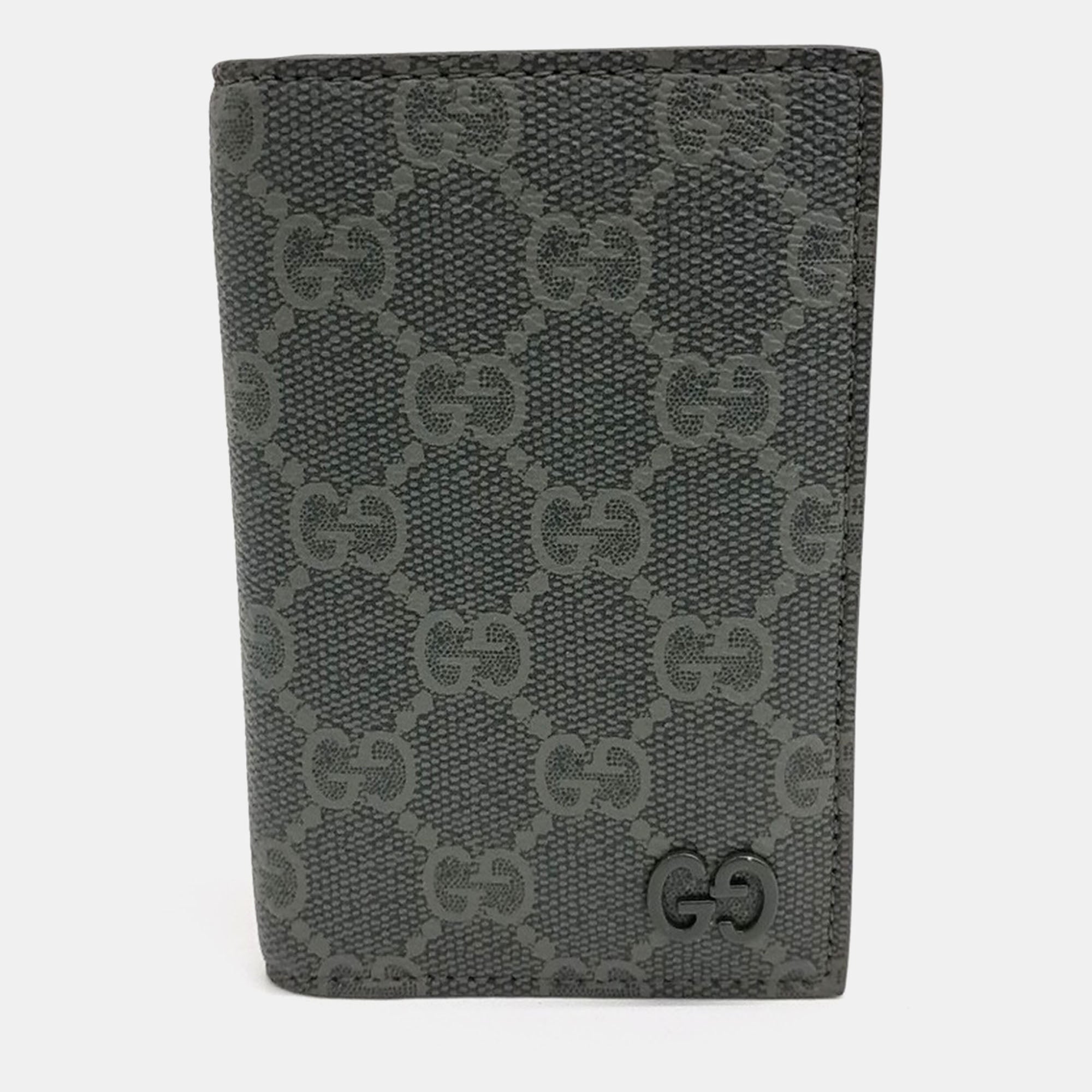 Gucci Green Leather Card Holder