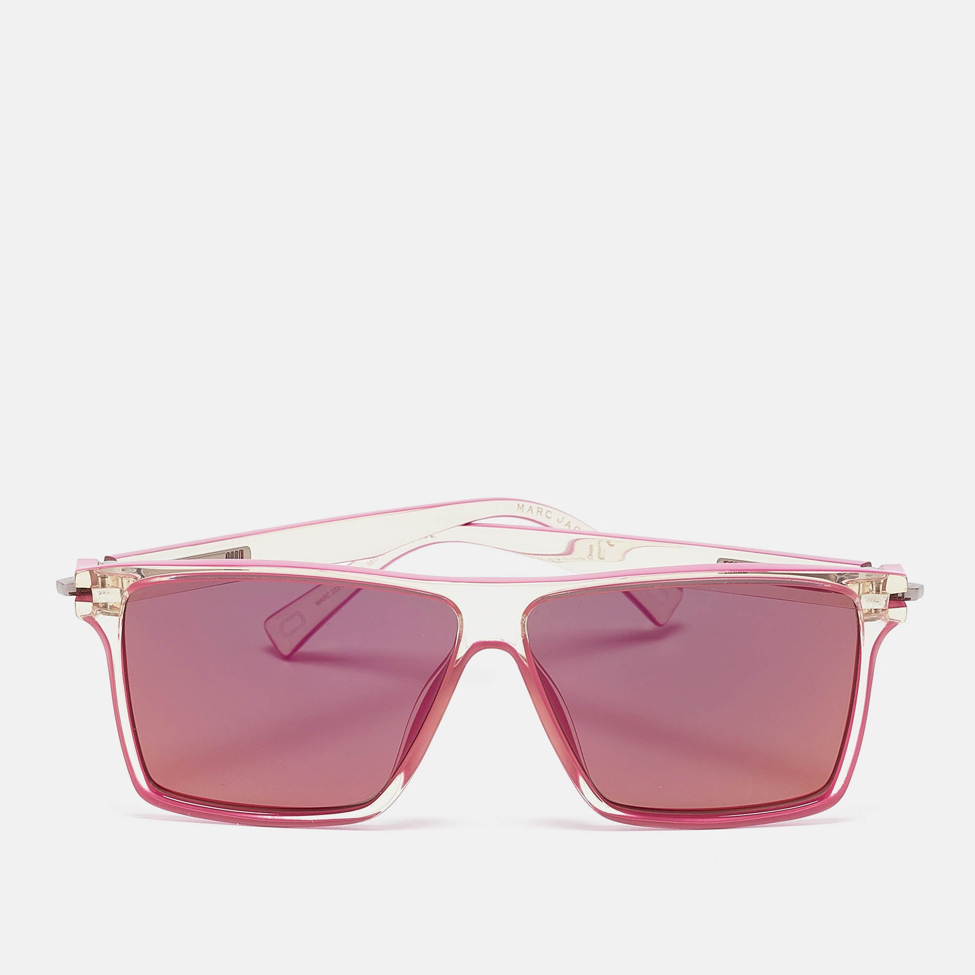 Marc Jacobs Pink Mirrored Marc 222-S Square Sunglasses
