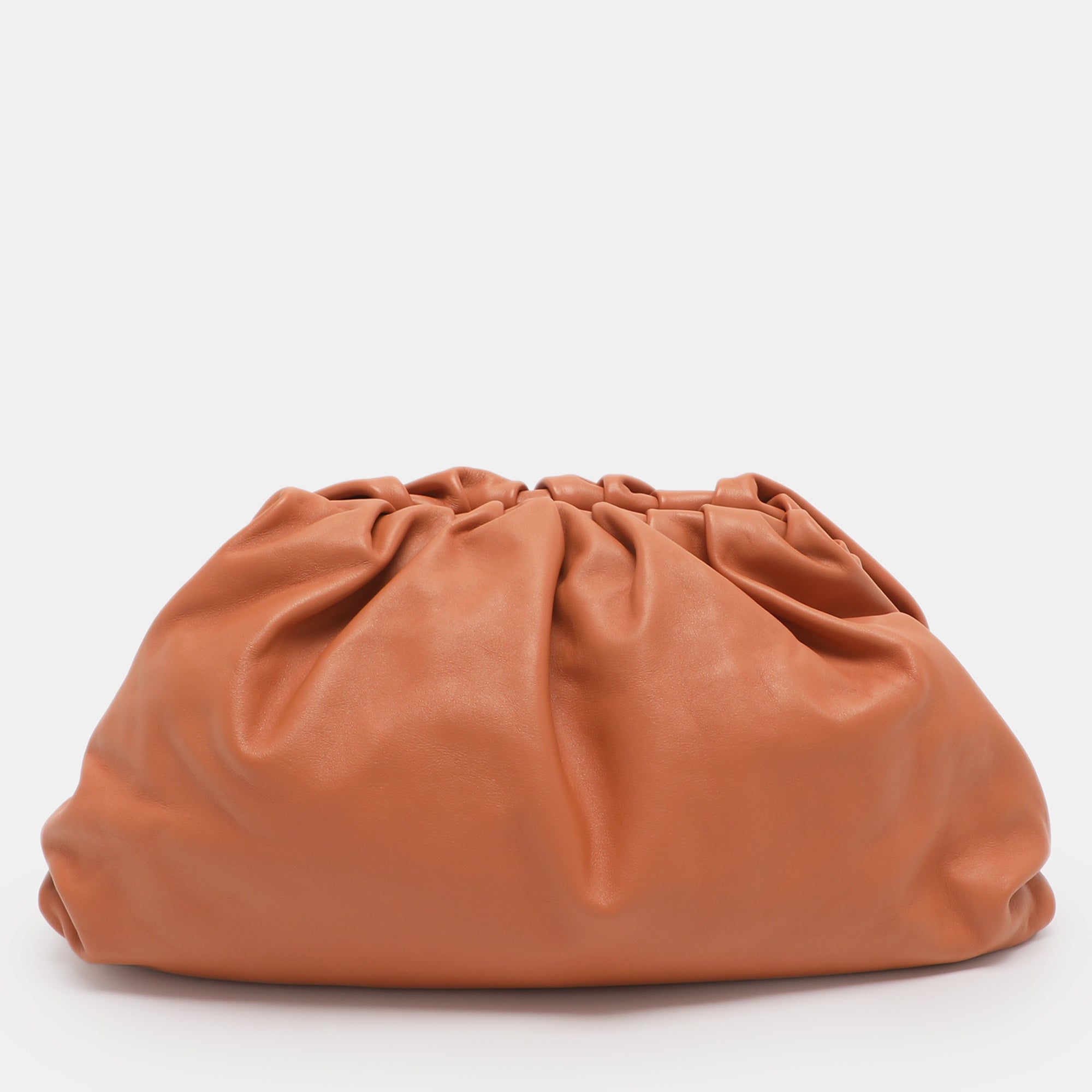 Bottega Veneta Clay Leather Large The Pouch Clutch