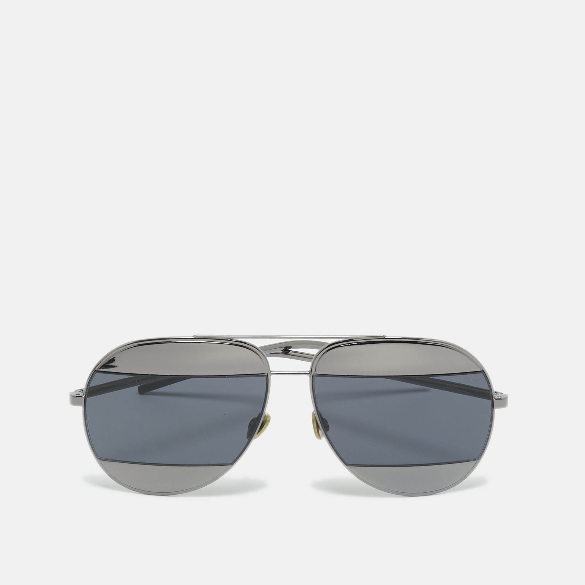 Dior Grey Mirrored KJ1IR Split1 Aviator Sunglasses