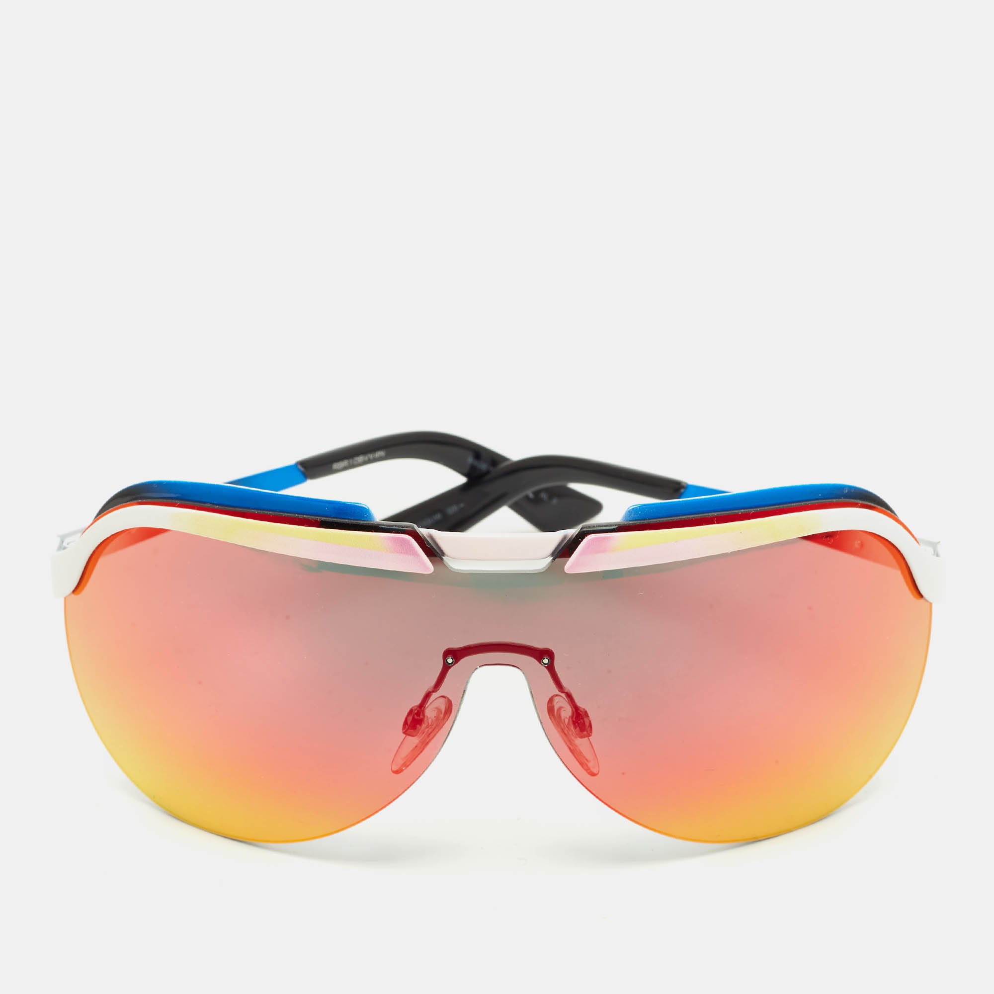 Dior Multicolor Mirrored 60QUW Solar Shield Sunglasses