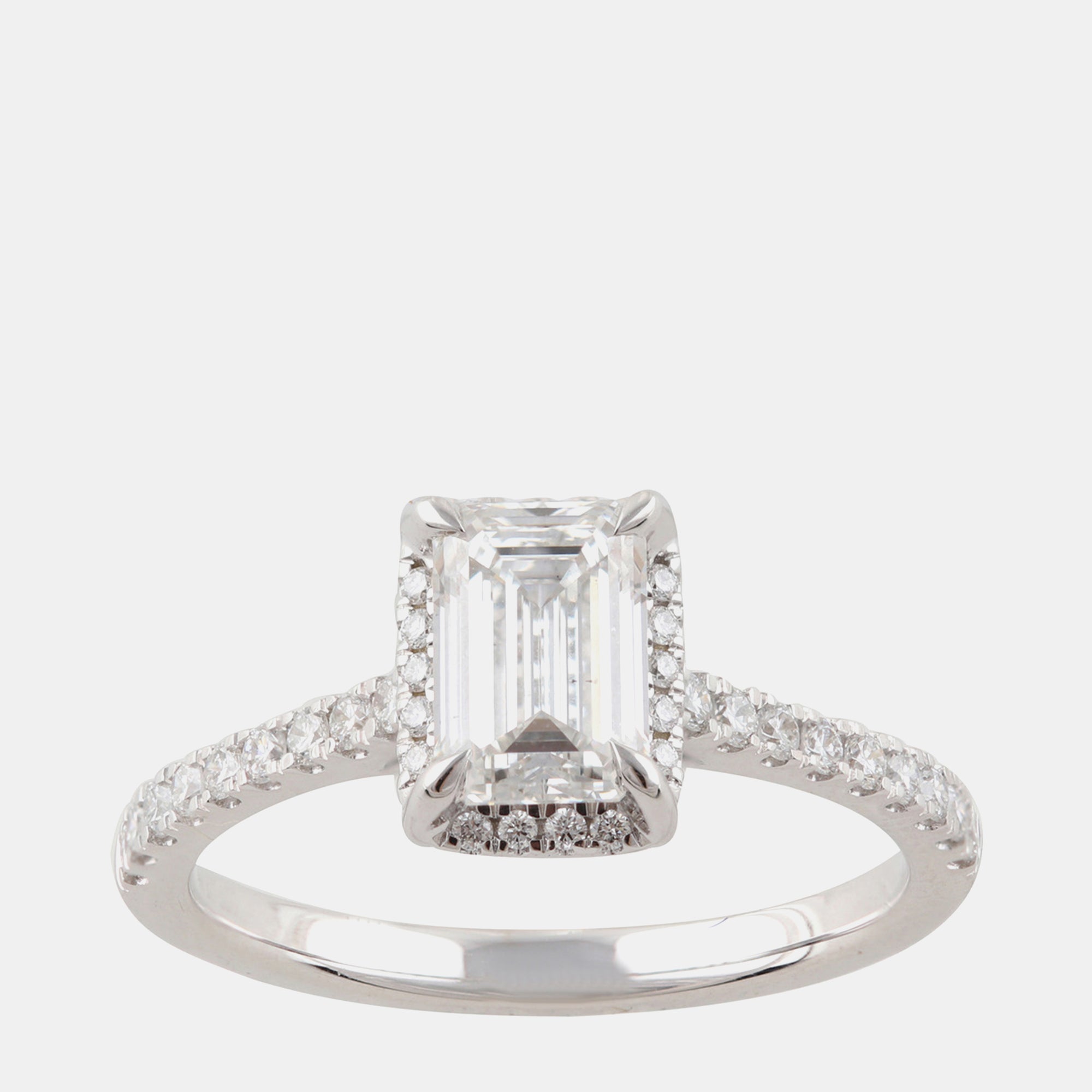 1.45ct 14k White Gold Lab Grown Diamond Engagement Ring