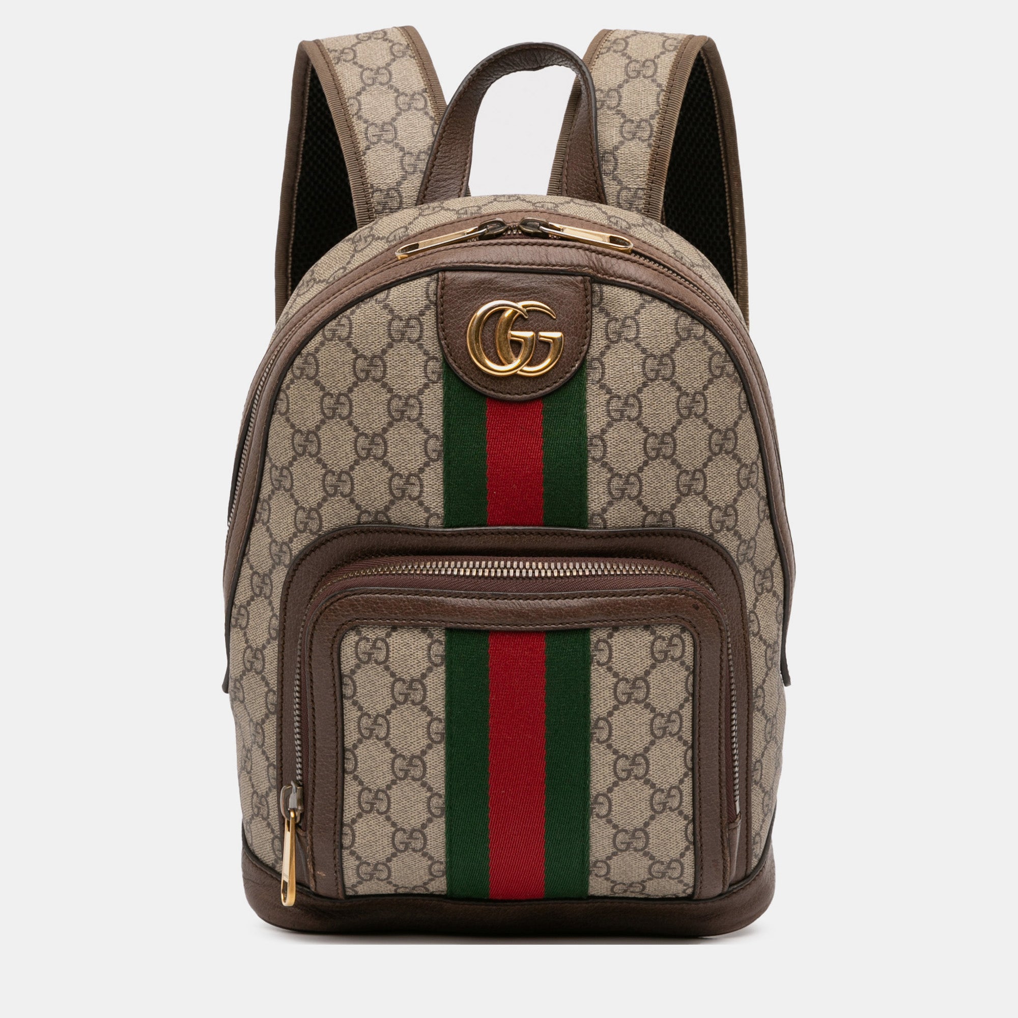 Gucci Small GG Supreme Ophidia Web Backpack