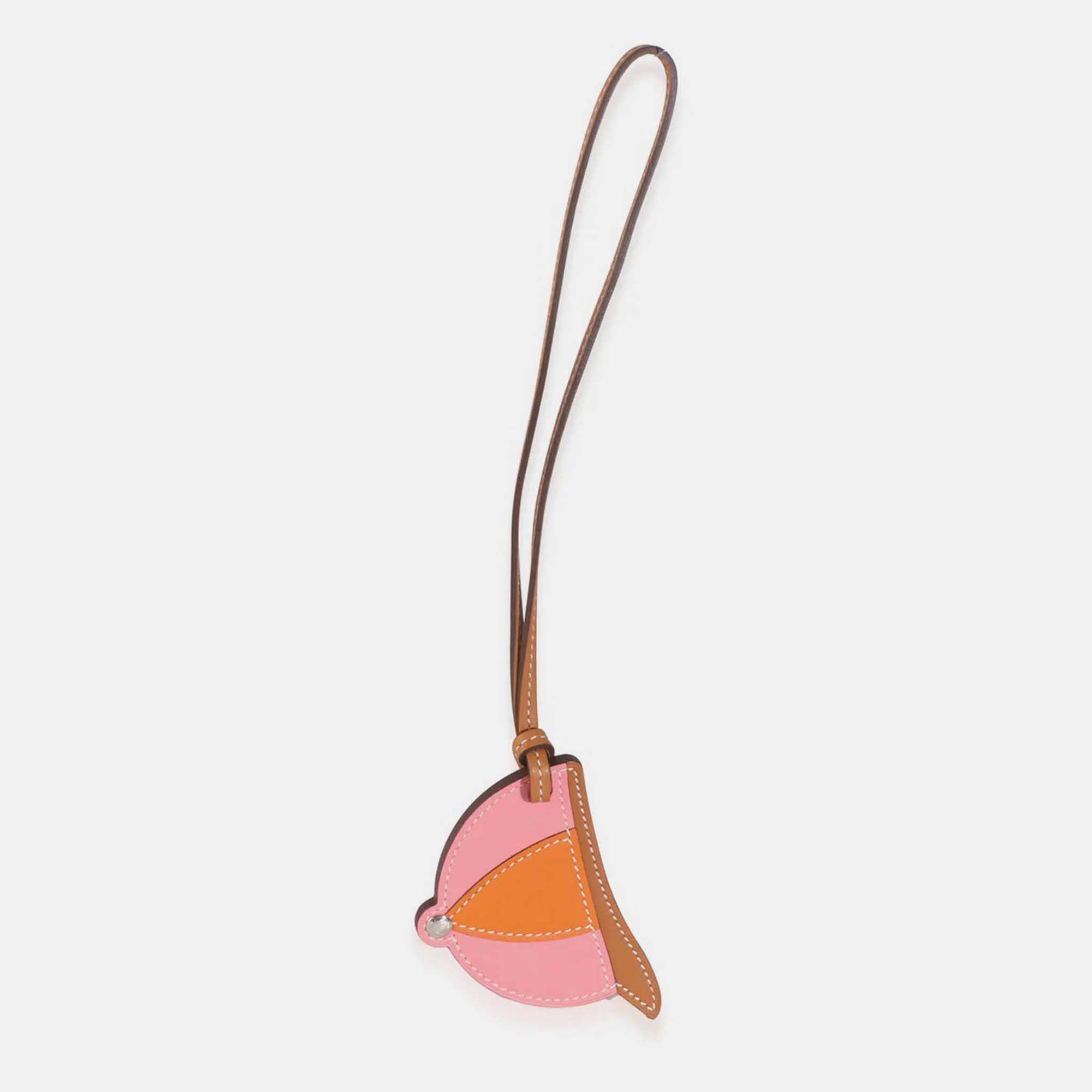 Hermes Naturel Sable Rose D'ete Abricot Swift Paddock Bombe Bag Charm