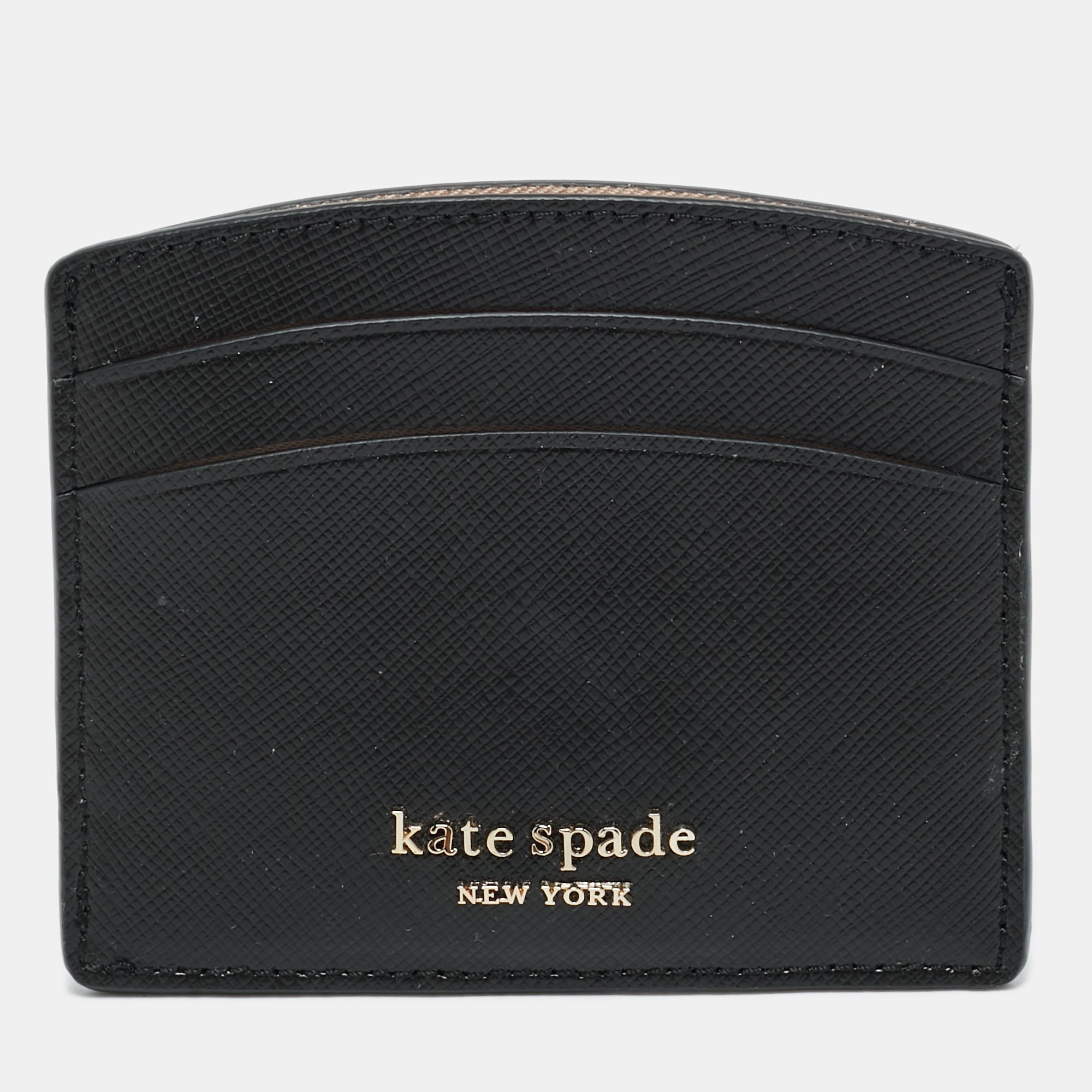 Kate Spade Black Saffiano Leather Card Holder