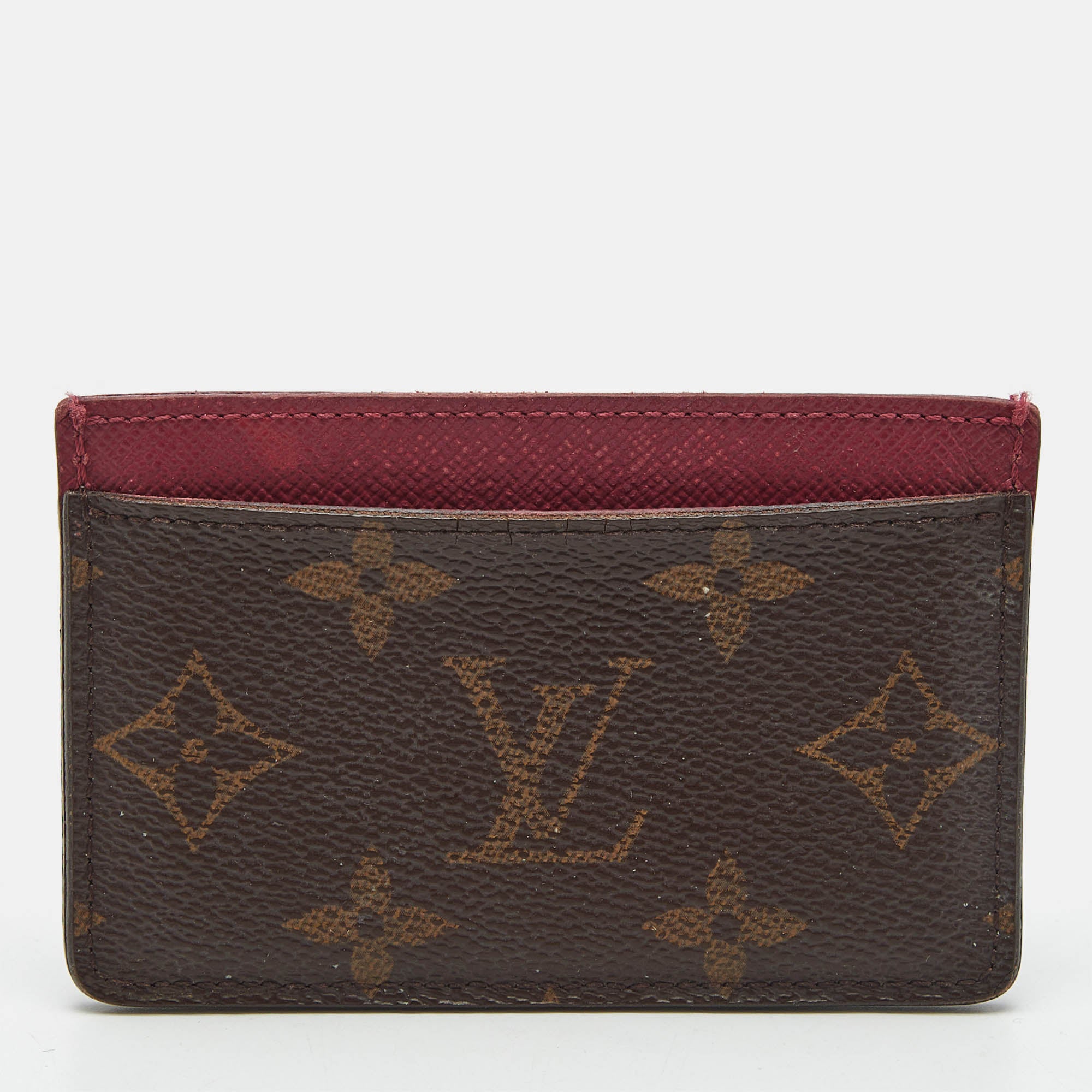 Louis Vuitton Fuchsia Monogram Canvas Card Holder