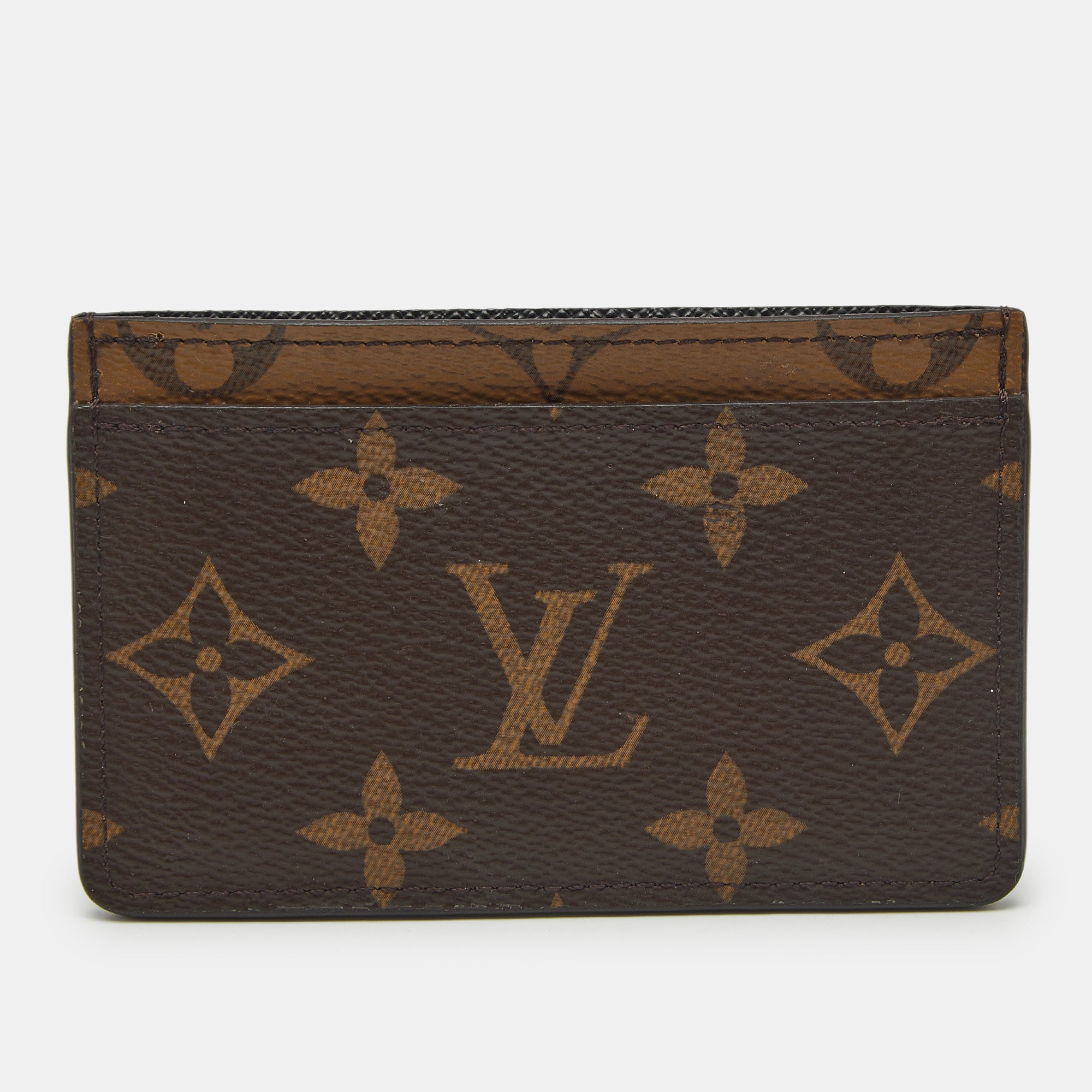 Louis Vuitton Monogram Reverse Canvas Card Holder