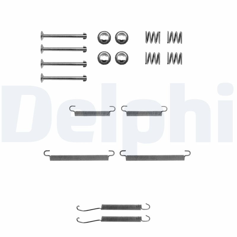 Accessory Kit, parking brake shoes DELPHI LY1195