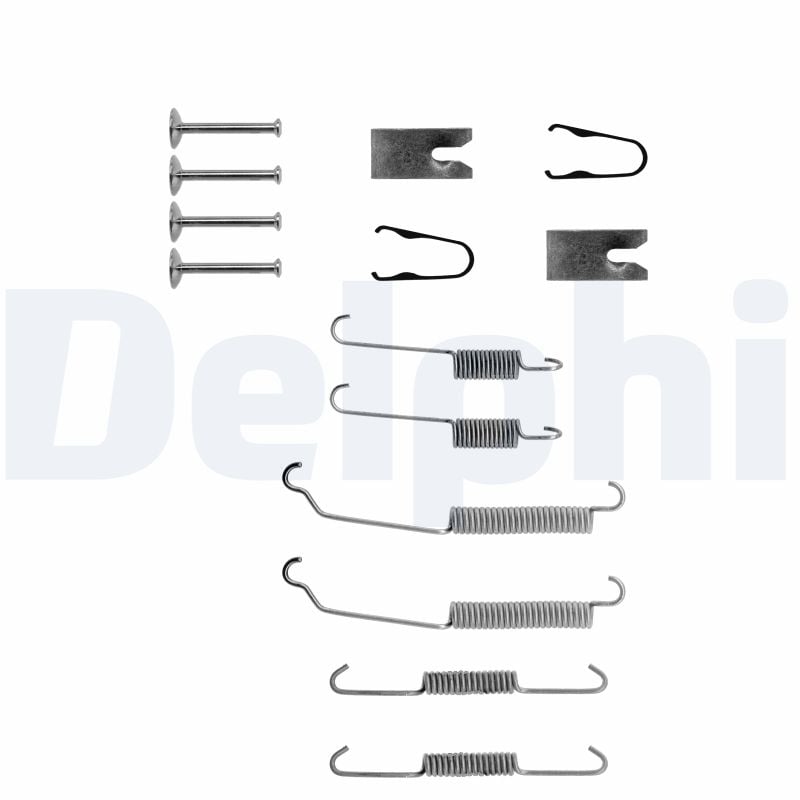 Accessory Kit, brake shoes DELPHI LY1257