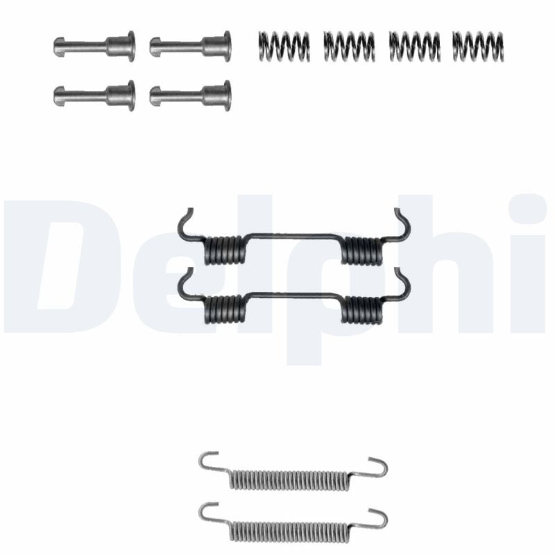 Accessory Kit, parking brake shoes DELPHI LY1297