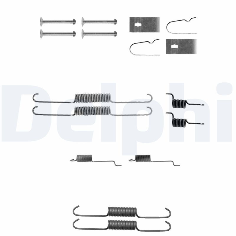 Accessory Kit, brake shoes DELPHI LY1307