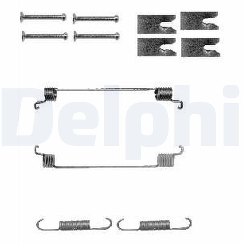 Accessory Kit, brake shoes DELPHI LY1342