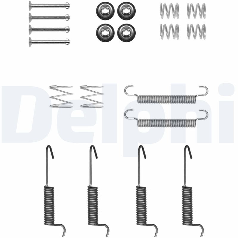 Accessory Kit, parking brake shoes DELPHI LY1424