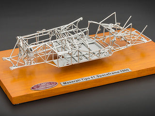 1960 Maserati Tipo 61 Birdcage Spaceframe 1-18 Diecast Model by CMC