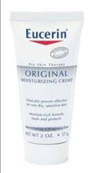 Eucerin Original Moisturizing Cream, 2 oz Tube, Each