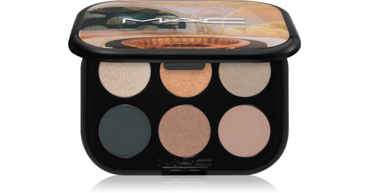 MAC Cosmetics Connect In Colour 6-Shade Eyeshadow Palette Rose Lens 6.25g