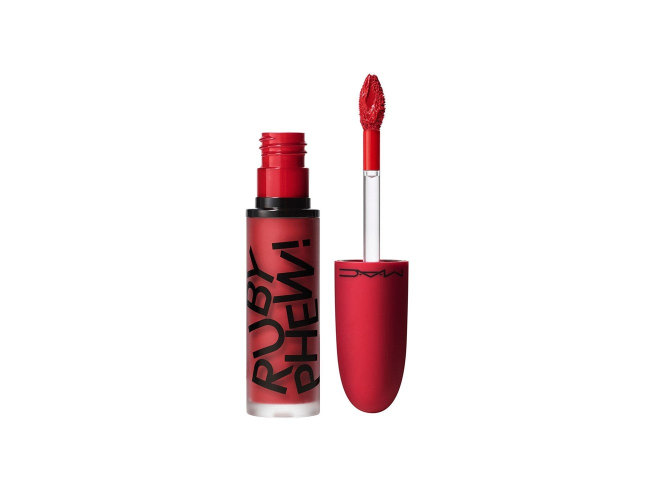 Matná tekutá rtěnka MAC Retro Matte Liquid Lipstick od značky Ruby Phew Red 5 ml