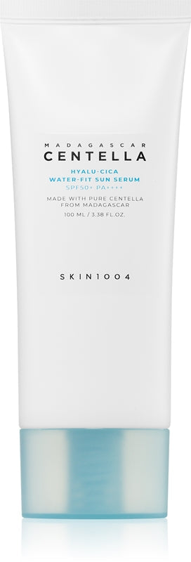 SKIN1004 Madagaskar Centella Hyalu-Cica Water-Fit Solbeskyttende serum fuktighetsgivende effekt SPF 50+ 100 ml