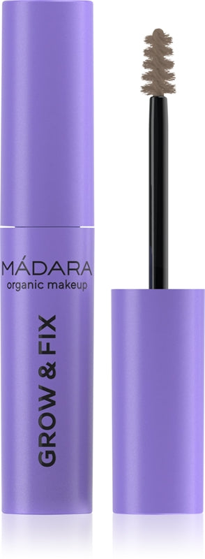 MÁDARA Grow & Fix farget øyenbrynsgel lysebrun 4,25 ml