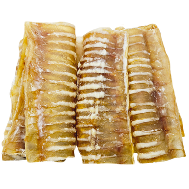 The Treat Shack® 6-Inch Split Beef Trachea Flats Dog Treats - 6" Split Trachea Flats Dog Treats,60 Ct