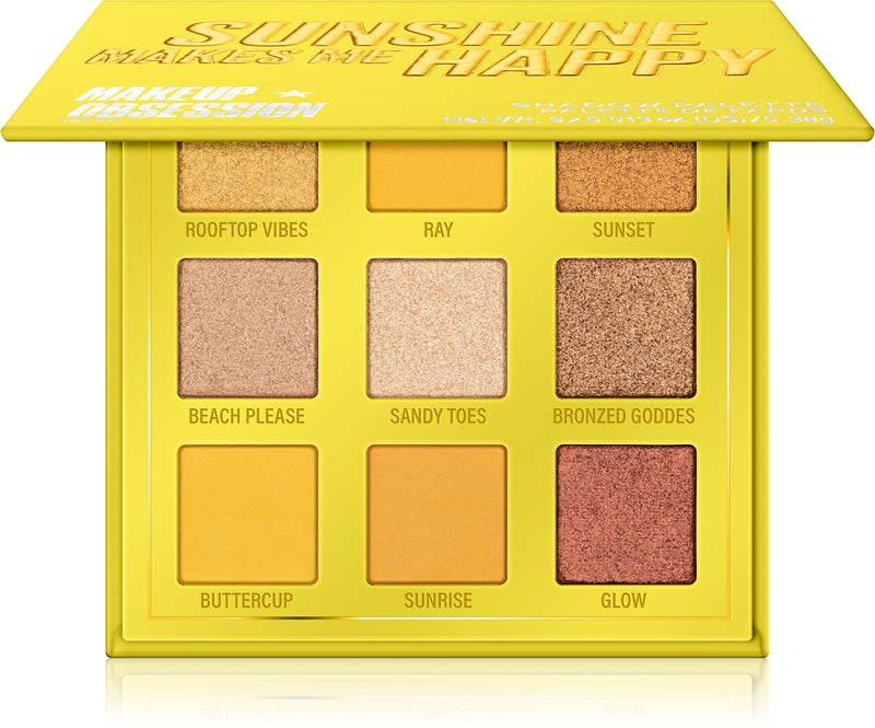 Makeup Obsession Mini-Palette Lidschatten-Palette Sunshine Makes Me Happy 0,38 g