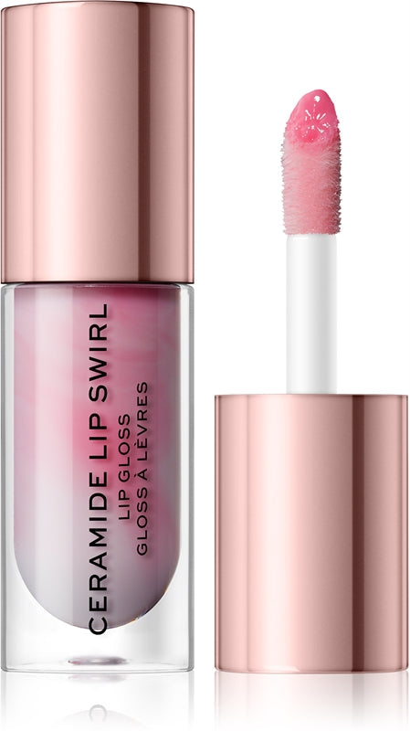 Makeup Revolution Ceramide Swirl Feuchtigkeitsspendender Lipgloss Pure Transparent 4,5 ml