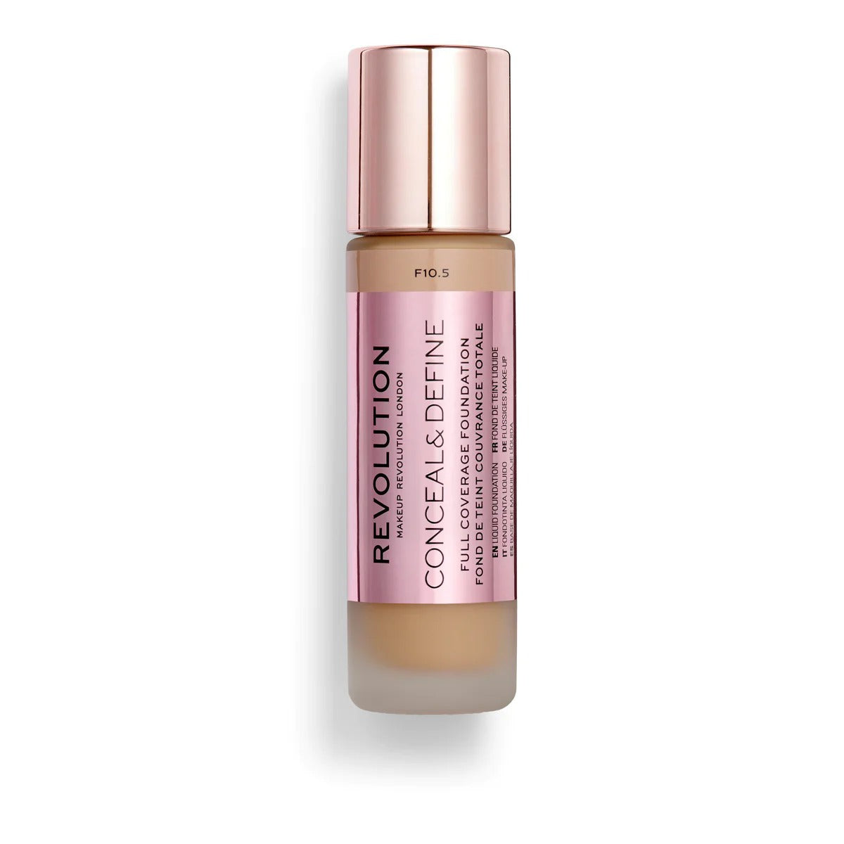 Makeup Revolution Corrects and defines Oil-free foundation cream F 105 23 ml