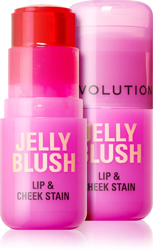 Makeup Revolution Gelé Blush i pinne for lepper og kinn farge oransje fersken 5,5 g