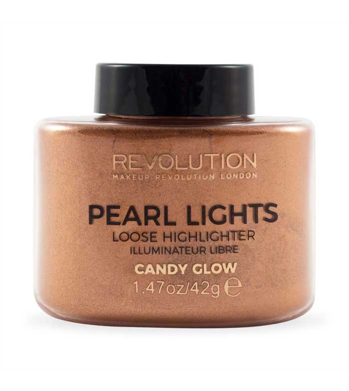 Makeup Revolution Polvos iluminadores sueltos Pearl Lights Candy Glow 25 g