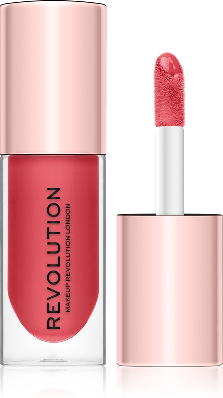 Makeup Revolution Pout Bomb Brillant à Lèvres Repulpant Couleur Pêche Brillance Intense 4,6 ml