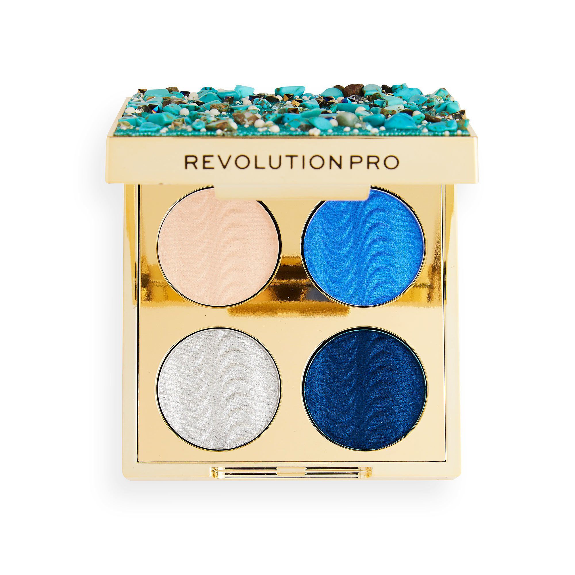Makeup Revolution Pro Ultimate Ocean Treasure Eyeshadow Palette 4 odcienie 08g